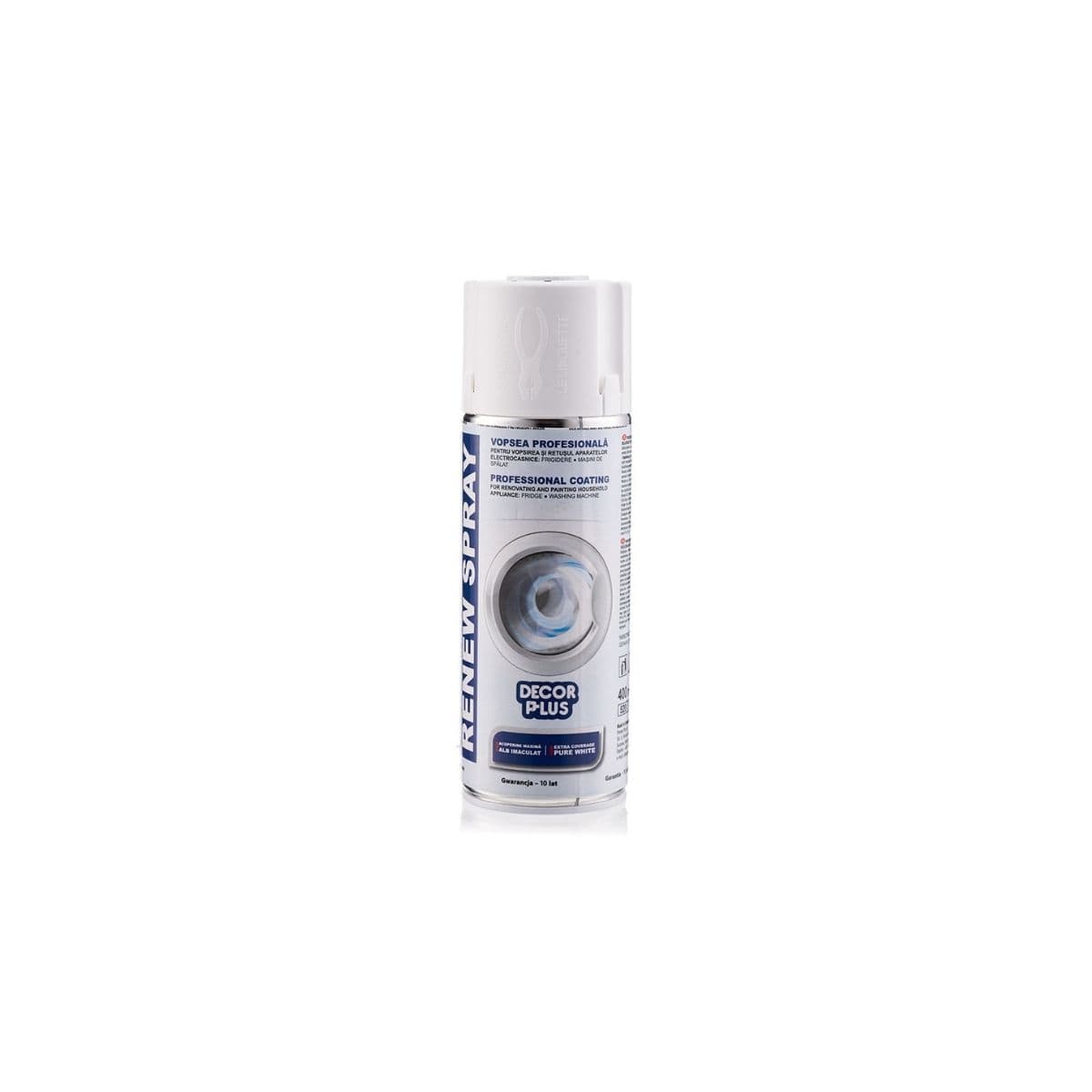Vopsea SPRAY – profesională retuș mașină de spălat și obiecte sanitare 400ml