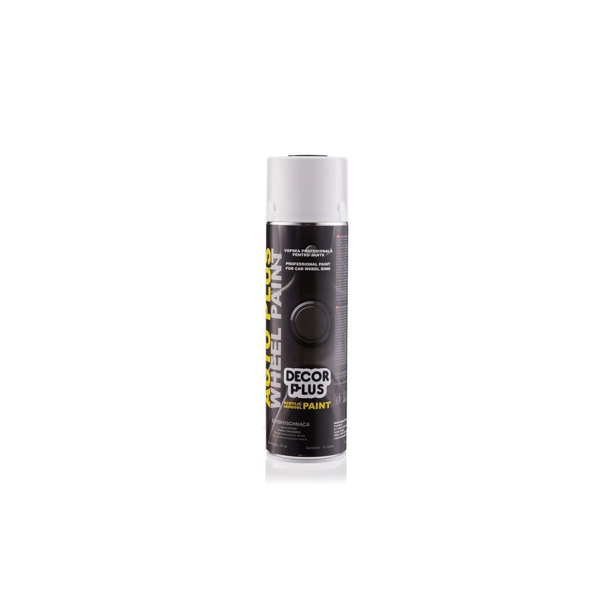Vopsea SPRAY profesională pentru jante și capace de roți / NEGRU MAT