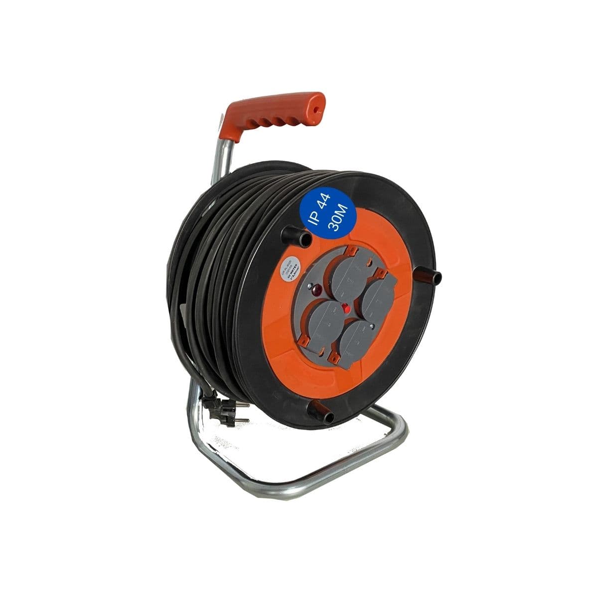 Derulator cu 4 prize / cablu 3×2,5 / IP 44 / 30m