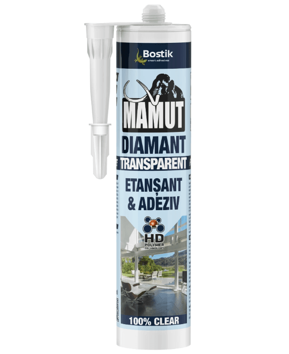 Mamut etansant si adeziv diamant, transparent, 290 ml