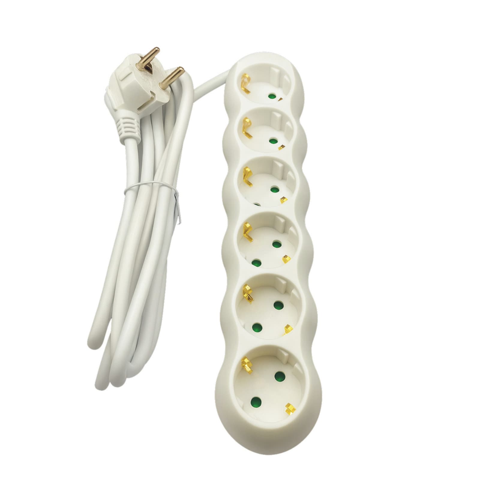 Prelungitor 6 prize, cablu 3×1.5 mm²,10 m,IP20