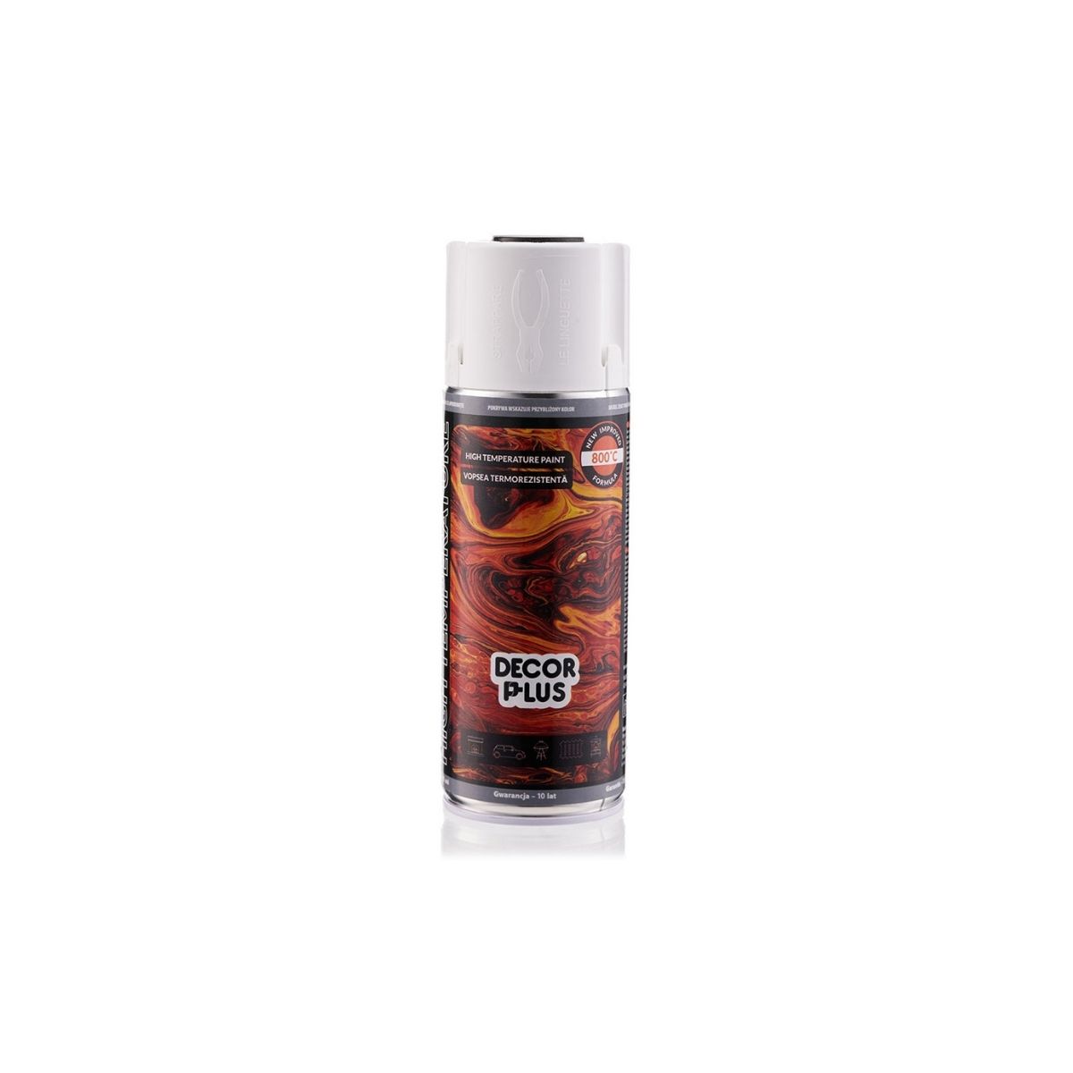 Vopsea SPRAY termorezistentă / negru /  400ml