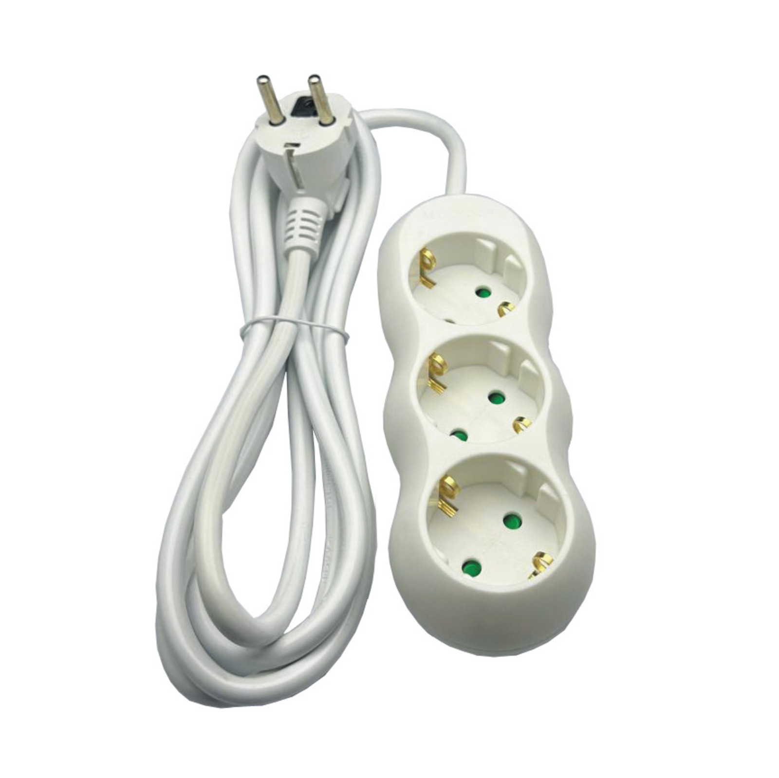 Prelungitor 3 prize, cablu 3×1.5 mm², IP20.