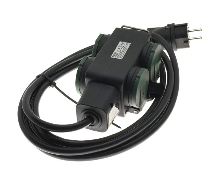 Prelungitor Exterior DECOR PLUS IP44 | 4 Posturi | 30m | 3500W